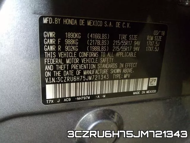 3CZRU6H75JM721343 фото 2