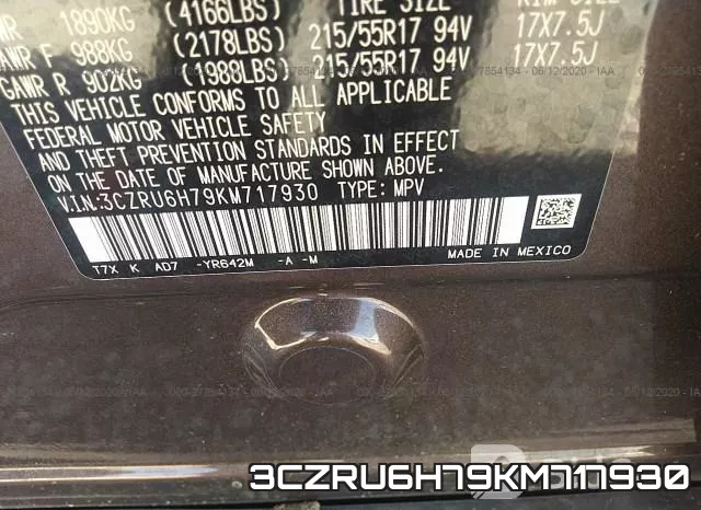 3CZRU6H79KM717930 фото 10