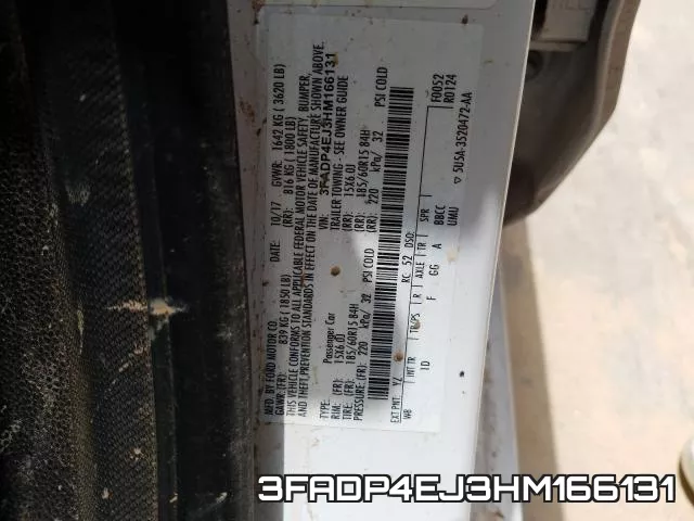 3FADP4EJ3HM166131 фото 2