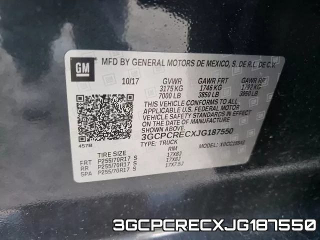 3GCPCRECXJG187550 фото 2