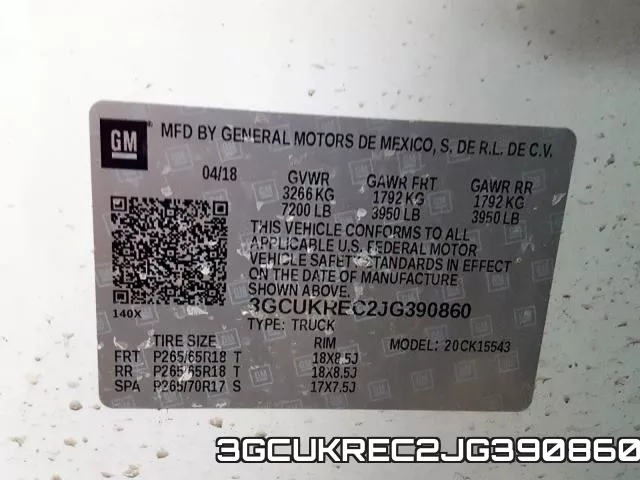 3GCUKREC2JG390860 фото 2