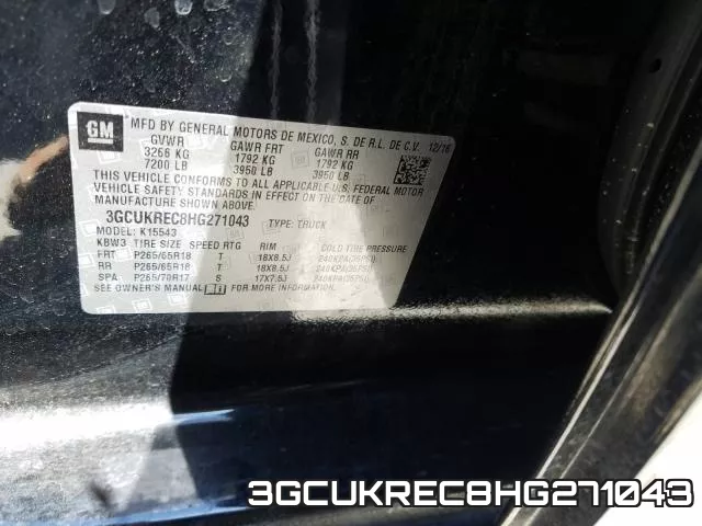 3GCUKREC8HG271043 фото 2