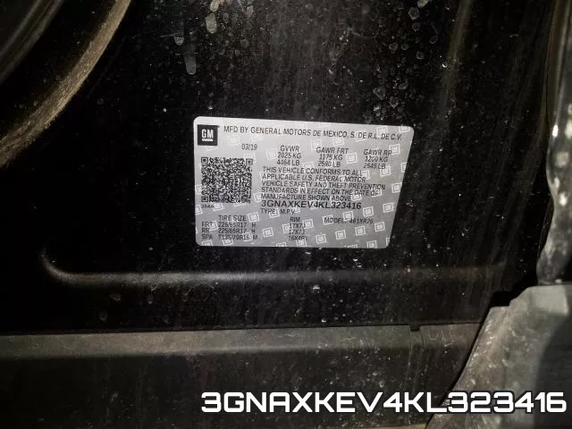 3GNAXKEV4KL323416 фото 2