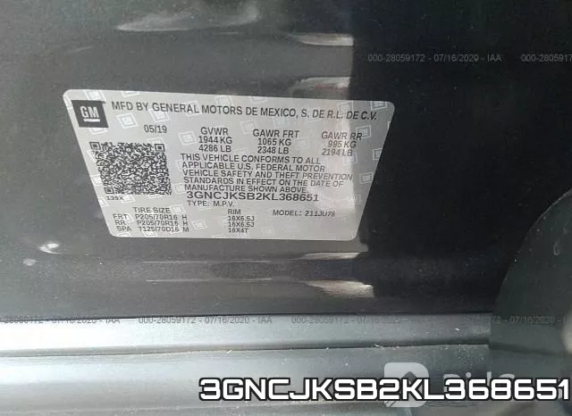 3GNCJKSB2KL368651 фото 10