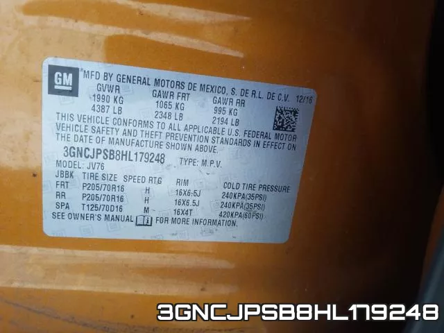 3GNCJPSB8HL179248 фото 2