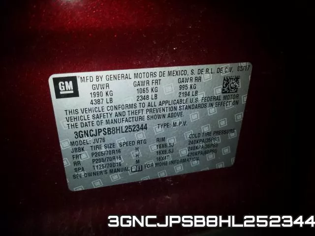 3GNCJPSB8HL252344 фото 2