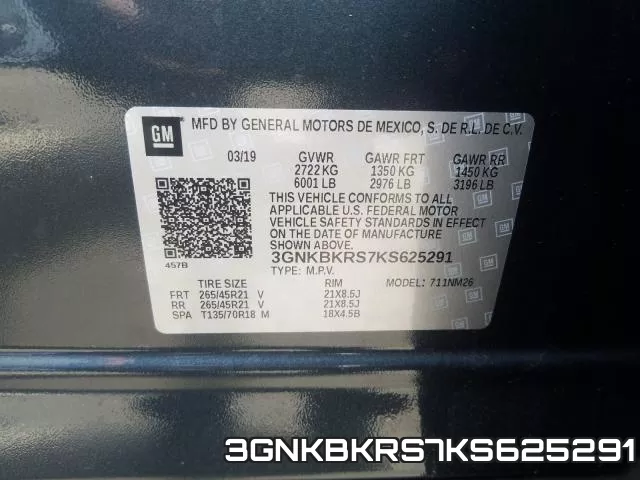 3GNKBKRS7KS625291 фото 2