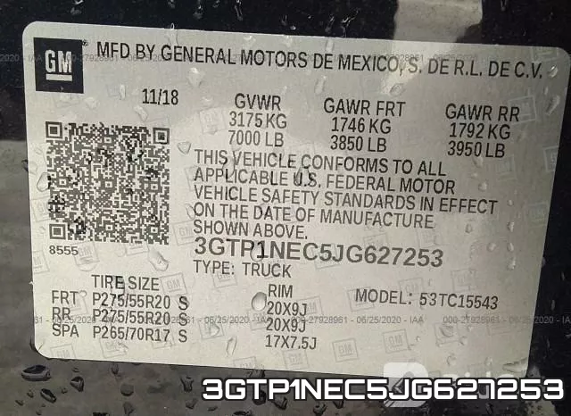 3GTP1NEC5JG627253 фото 10