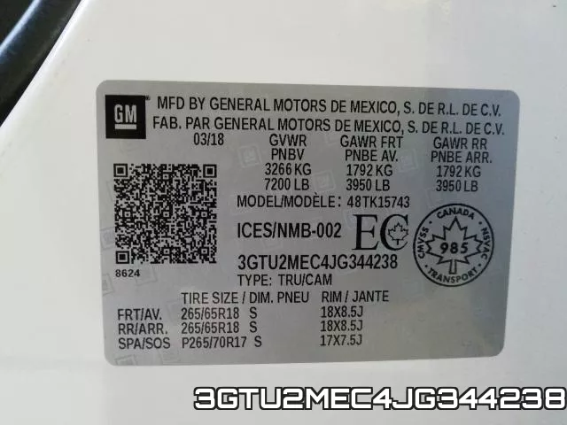 3GTU2MEC4JG344238 фото 2