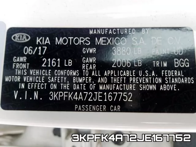 3KPFK4A72JE167752 фото 2