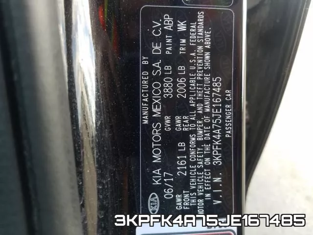 3KPFK4A75JE167485 фото 2