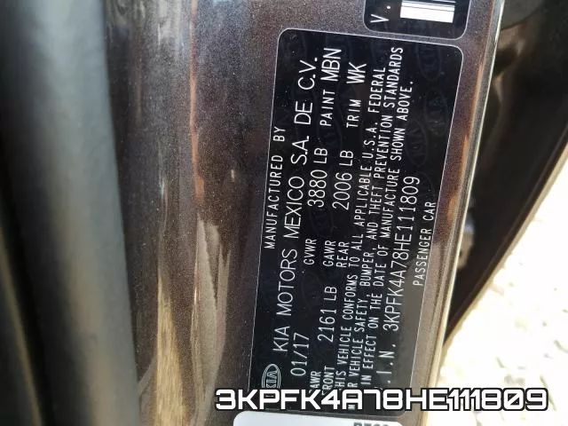 3KPFK4A78HE111809 фото 2