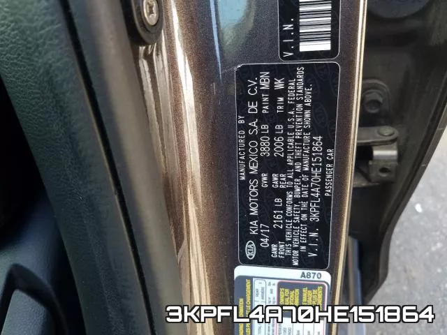 3KPFL4A70HE151864 фото 2