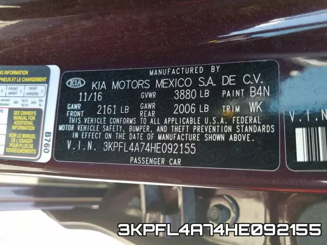 3KPFL4A74HE092155 фото 2