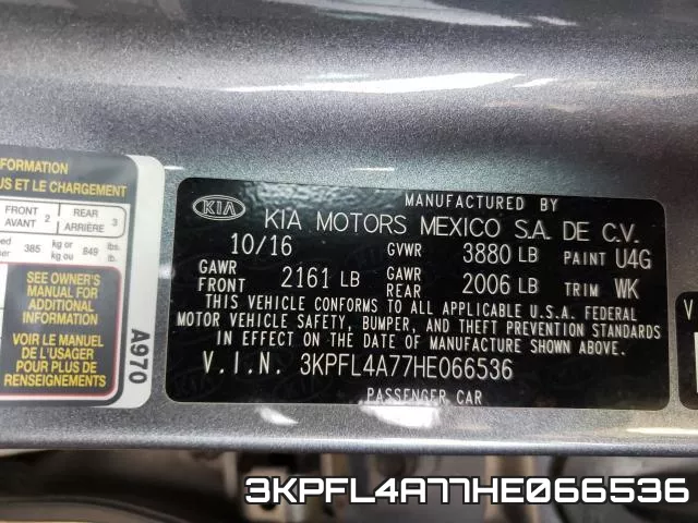 3KPFL4A77HE066536 фото 2