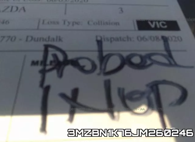 3MZBN1K76JM260246 фото 8