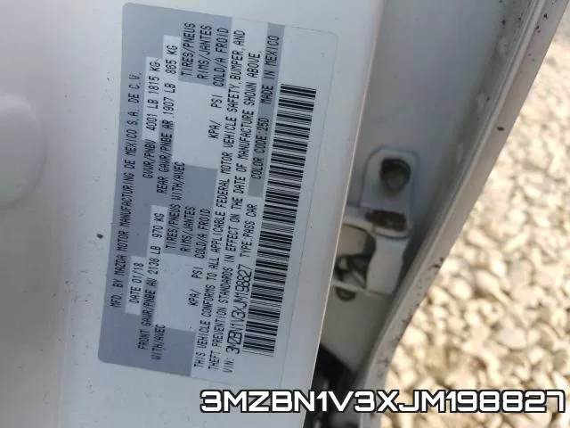 3MZBN1V3XJM198827 фото 2
