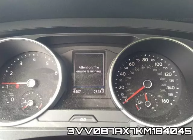 3VV0B7AX7KM184045 фото 8