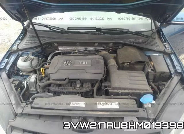 3VW217AU8HM019398 фото 2