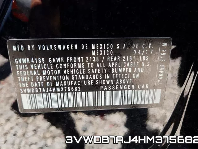 3VWDB7AJ4HM375682 фото 2