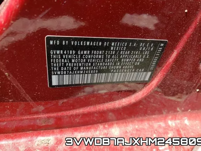 3VWDB7AJXHM245809 фото 2