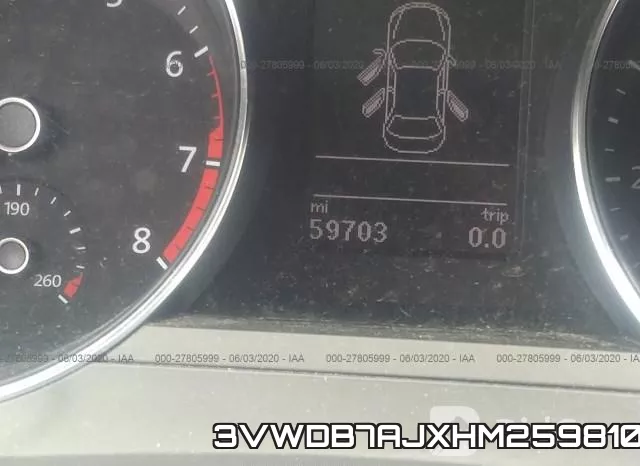 3VWDB7AJXHM259810 фото 8