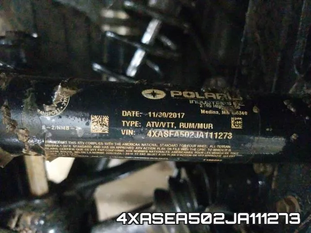 4XASEA502JA111273 фото 2