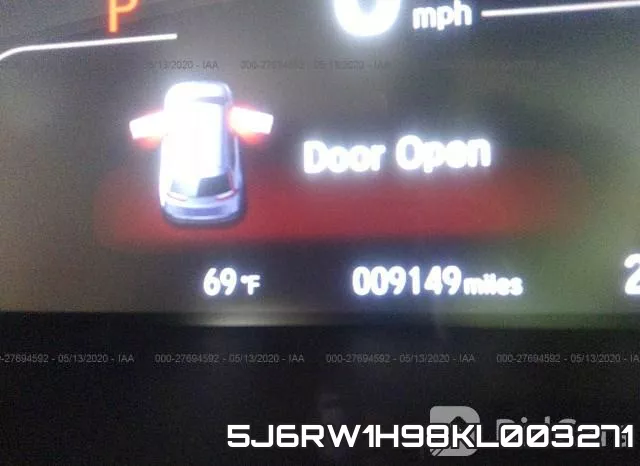 5J6RW1H98KL003271 фото 8