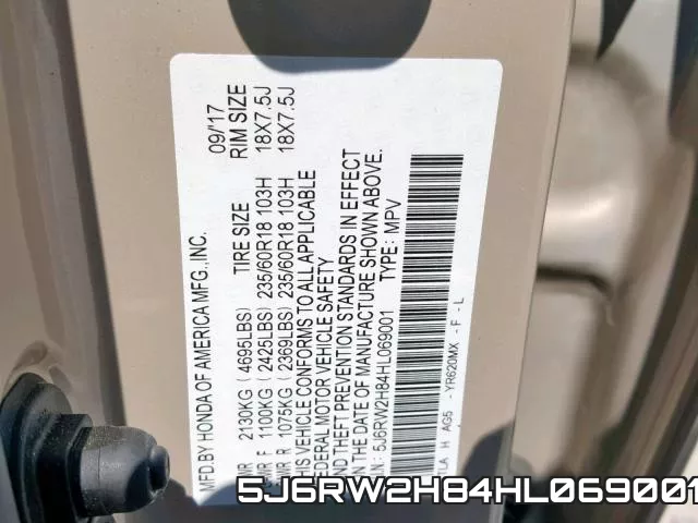 5J6RW2H84HL069001 фото 2