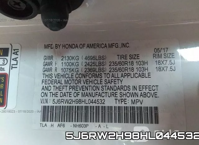 5J6RW2H98HL044532 фото 10