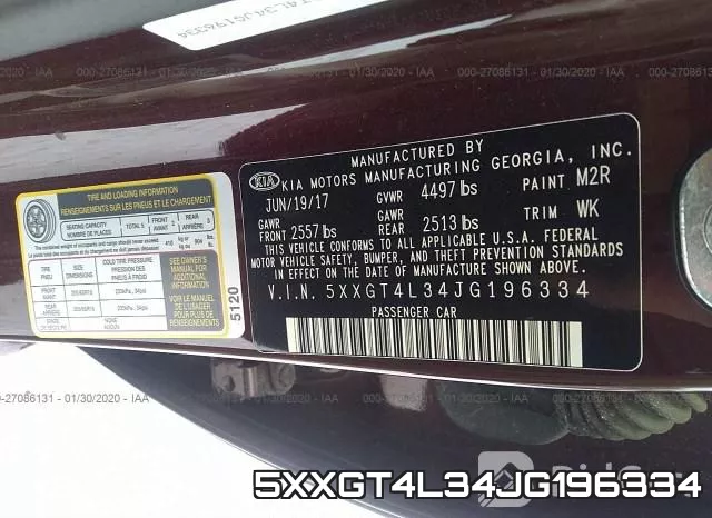5XXGT4L34JG196334 фото 10