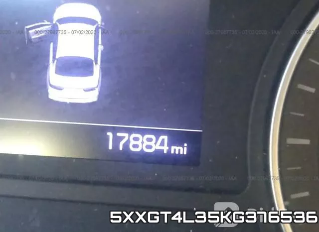 5XXGT4L35KG376536 фото 8