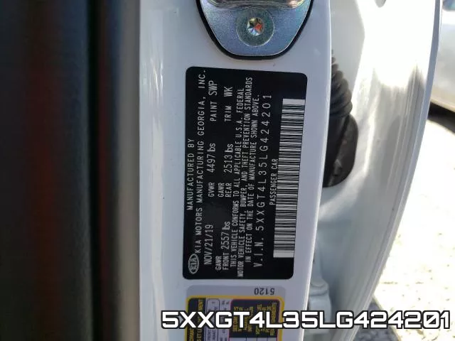 5XXGT4L35LG424201 фото 2