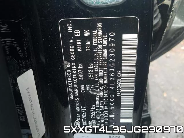 5XXGT4L36JG230970 фото 2