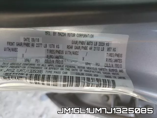 JM1GL1UM7J1325085 фото 2