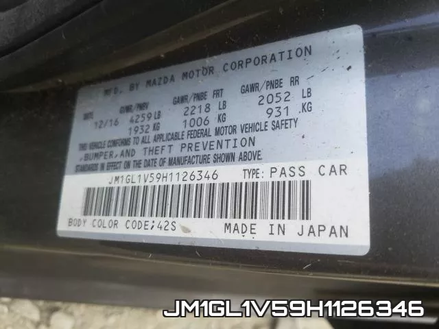 JM1GL1V59H1126346 фото 2