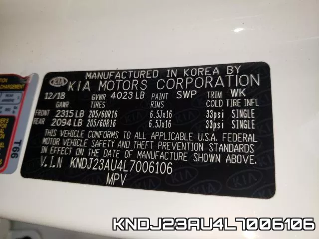 KNDJ23AU4L7006106 фото 2