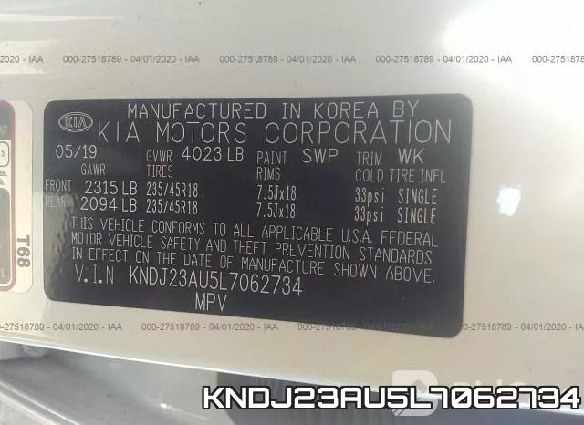 KNDJ23AU5L7062734 фото 10