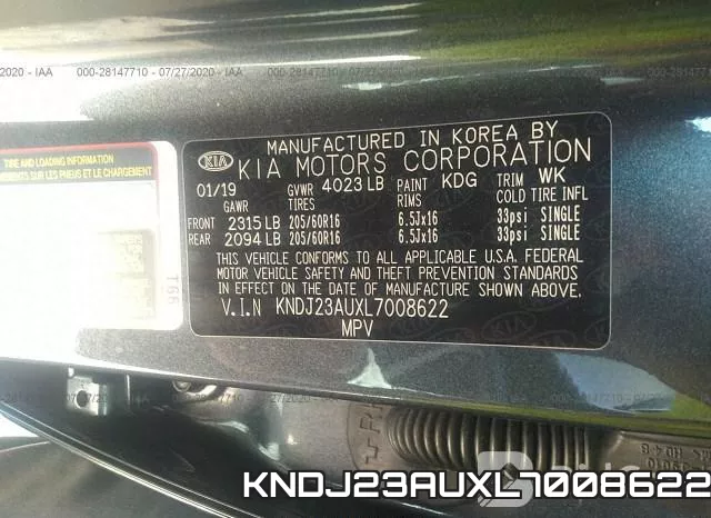 KNDJ23AUXL7008622 фото 10