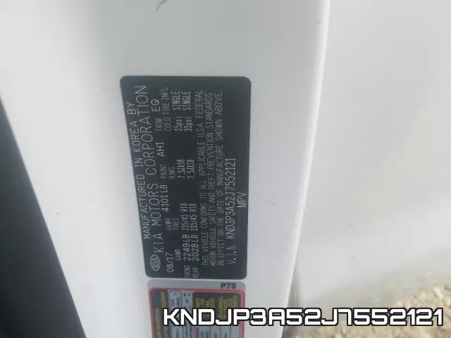 KNDJP3A52J7552121 фото 2