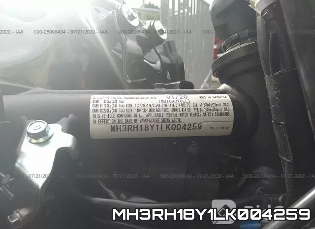 MH3RH18Y1LK004259 фото 2
