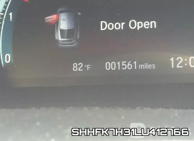 SHHFK7H31LU412766 фото 8