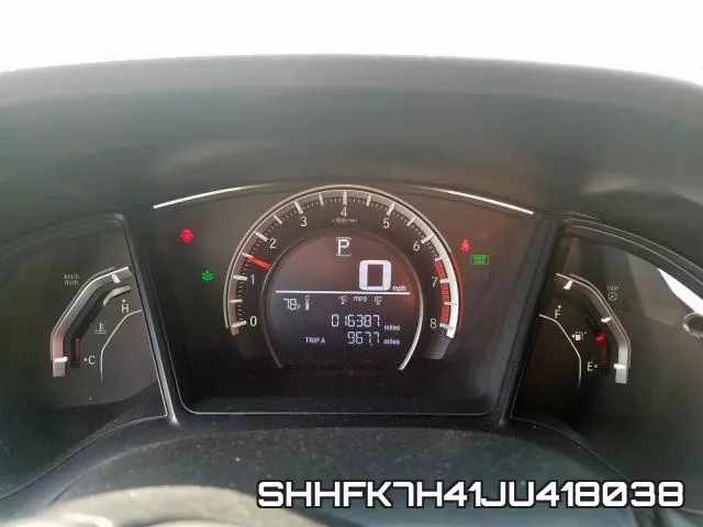 SHHFK7H41JU418038 фото 9