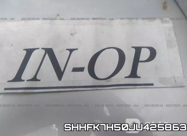 SHHFK7H50JU425863 фото 8
