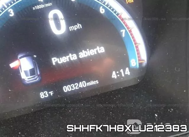 SHHFK7H8XLU212383 фото 8