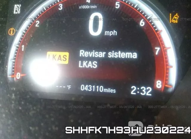 SHHFK7H93HU230224 фото 8