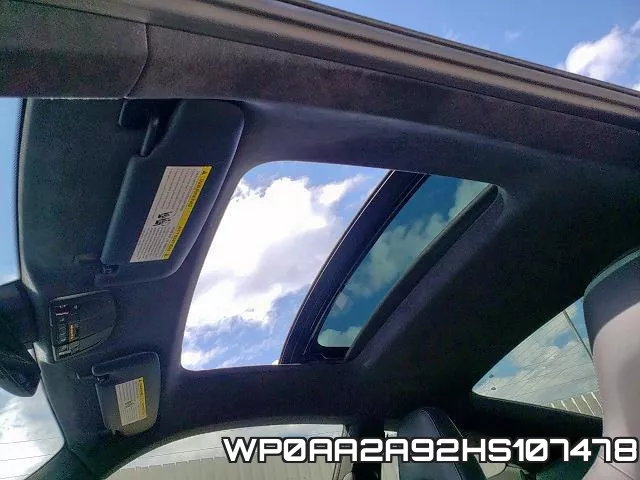 WP0AA2A92HS107478 фото 2