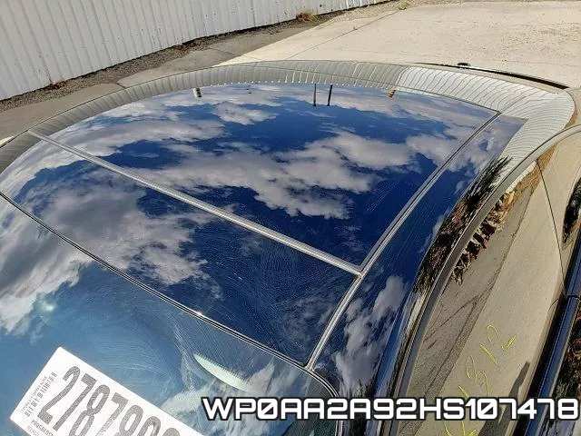 WP0AA2A92HS107478 фото 9