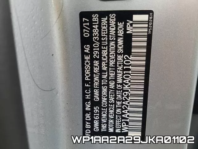 WP1AA2A29JKA01102 фото 2