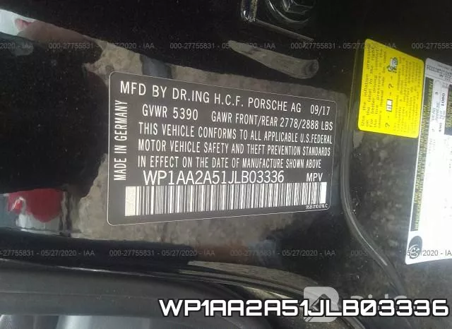 WP1AA2A51JLB03336 фото 10